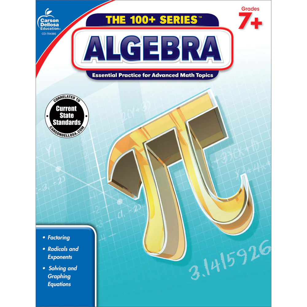 Algebra Workbook Grades 7+