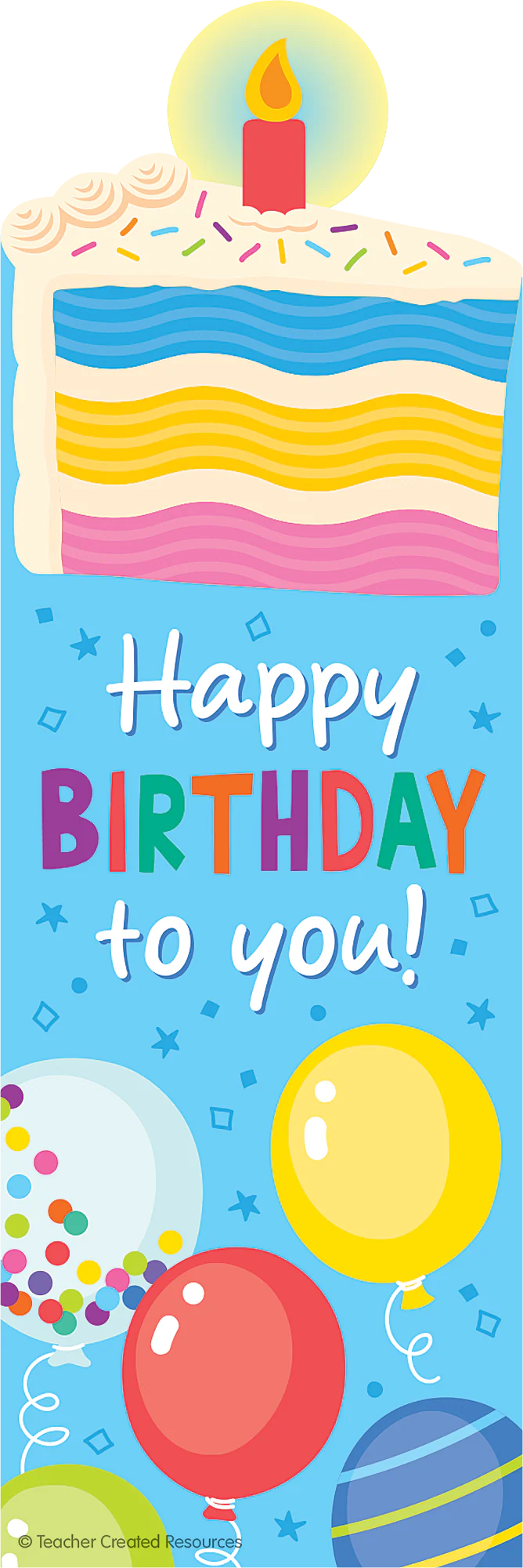 Birthday Cake Smelly Bookmarks