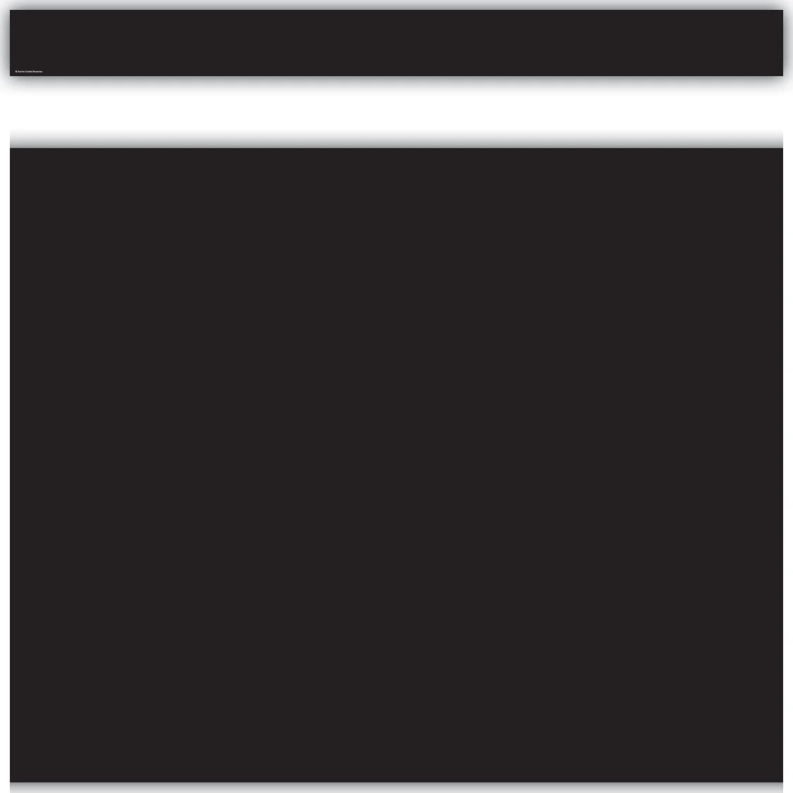 Black Straight Border Trim