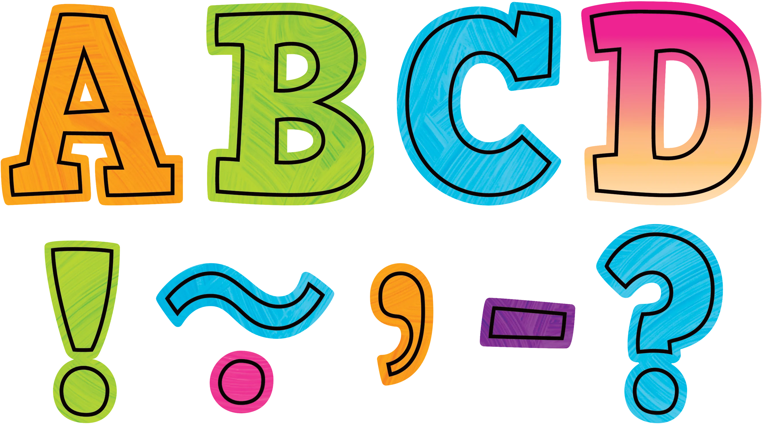 Brights 4Ever Bold Block 3" Magnetic Letters