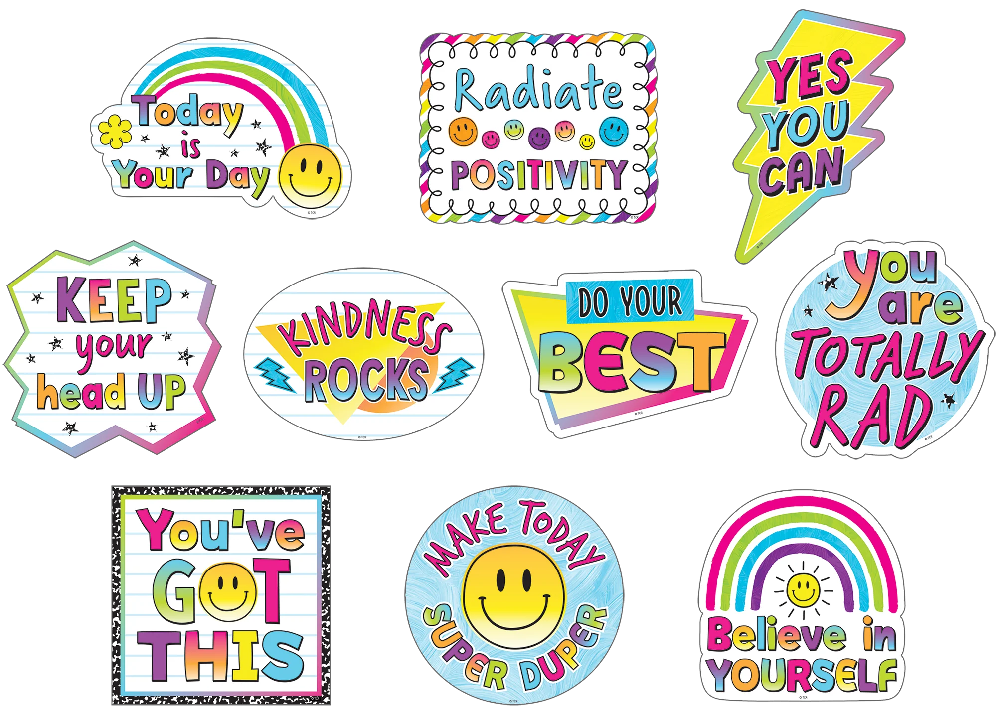 Brights 4Ever Positive Sayings Accents