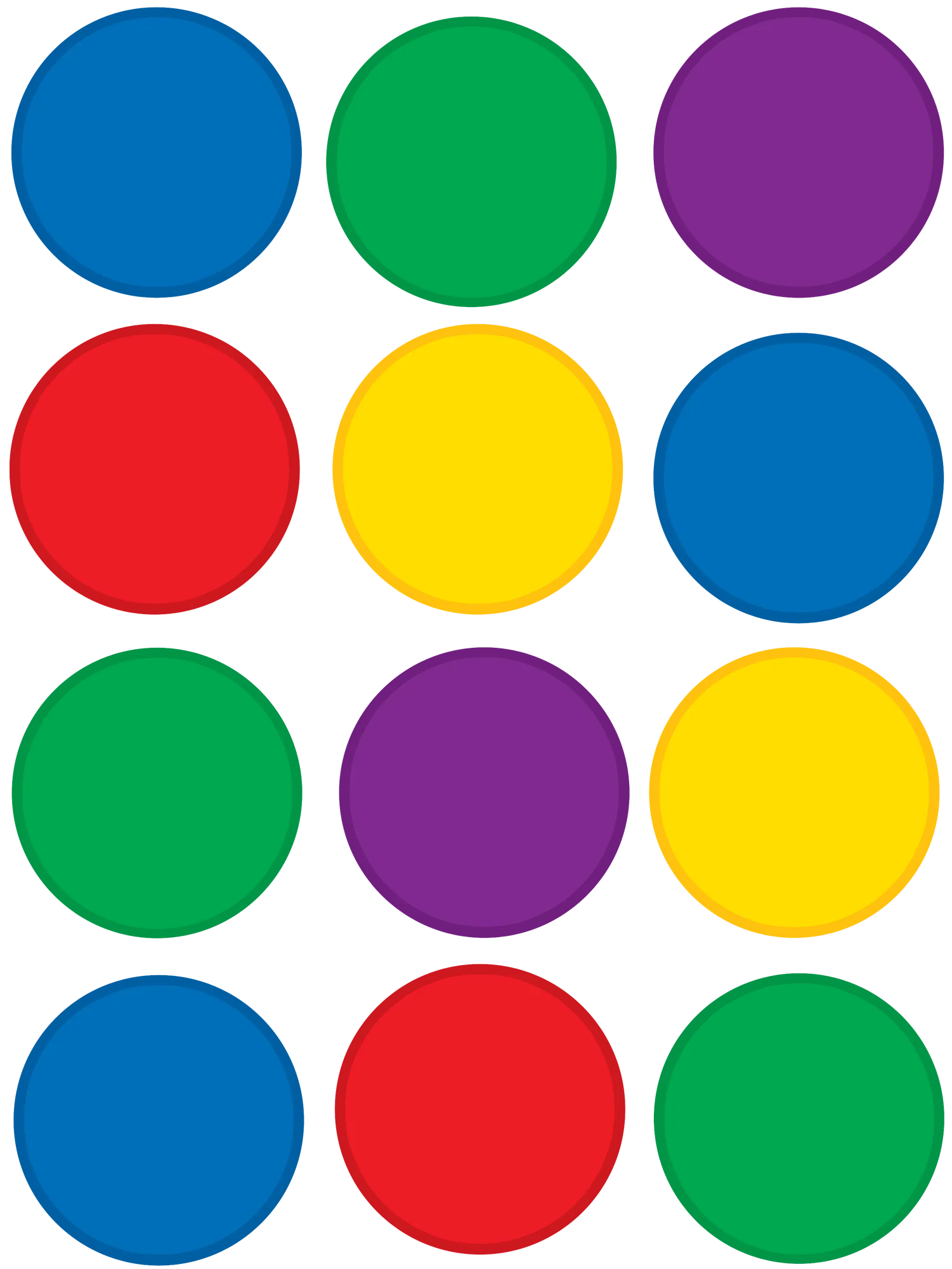 Colorful Circles Mini Accents