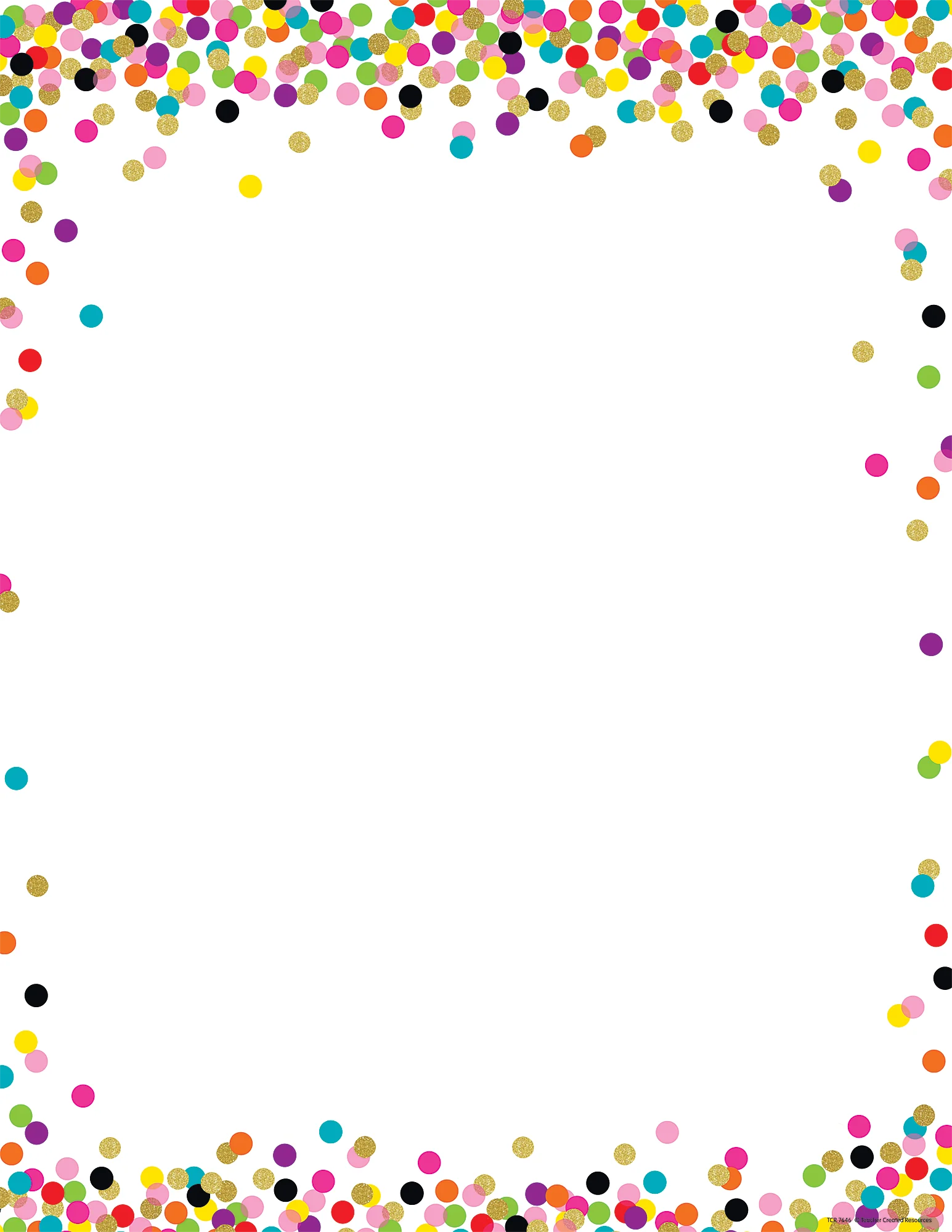 Confetti Blank Chart