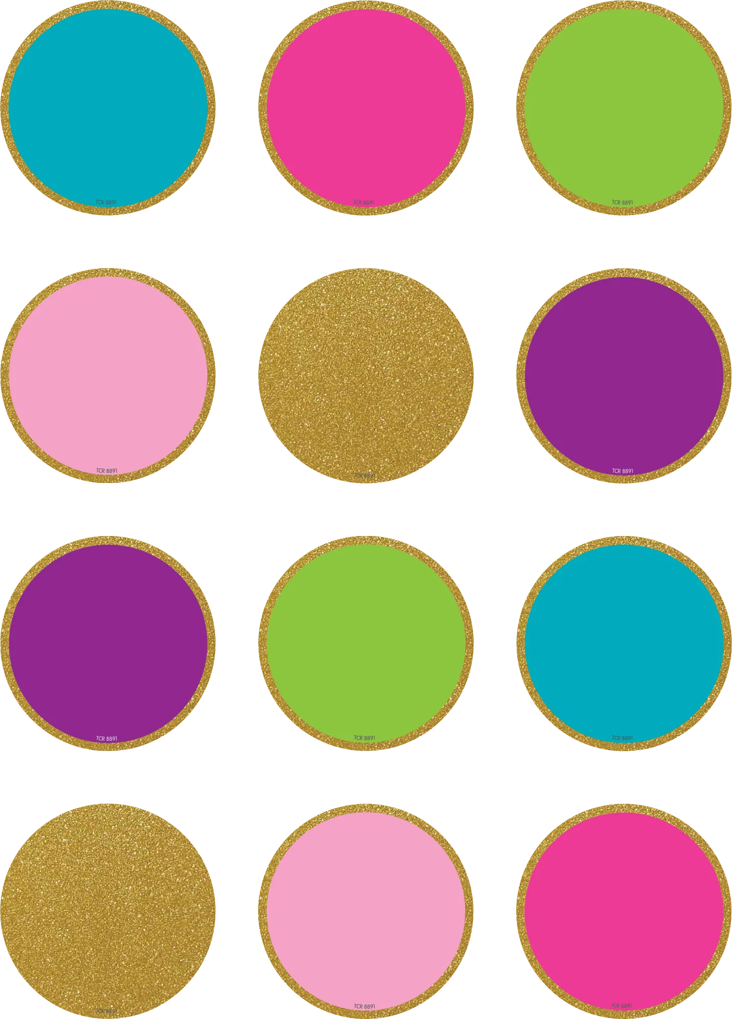 Confetti Colorful Circles Mini Accents