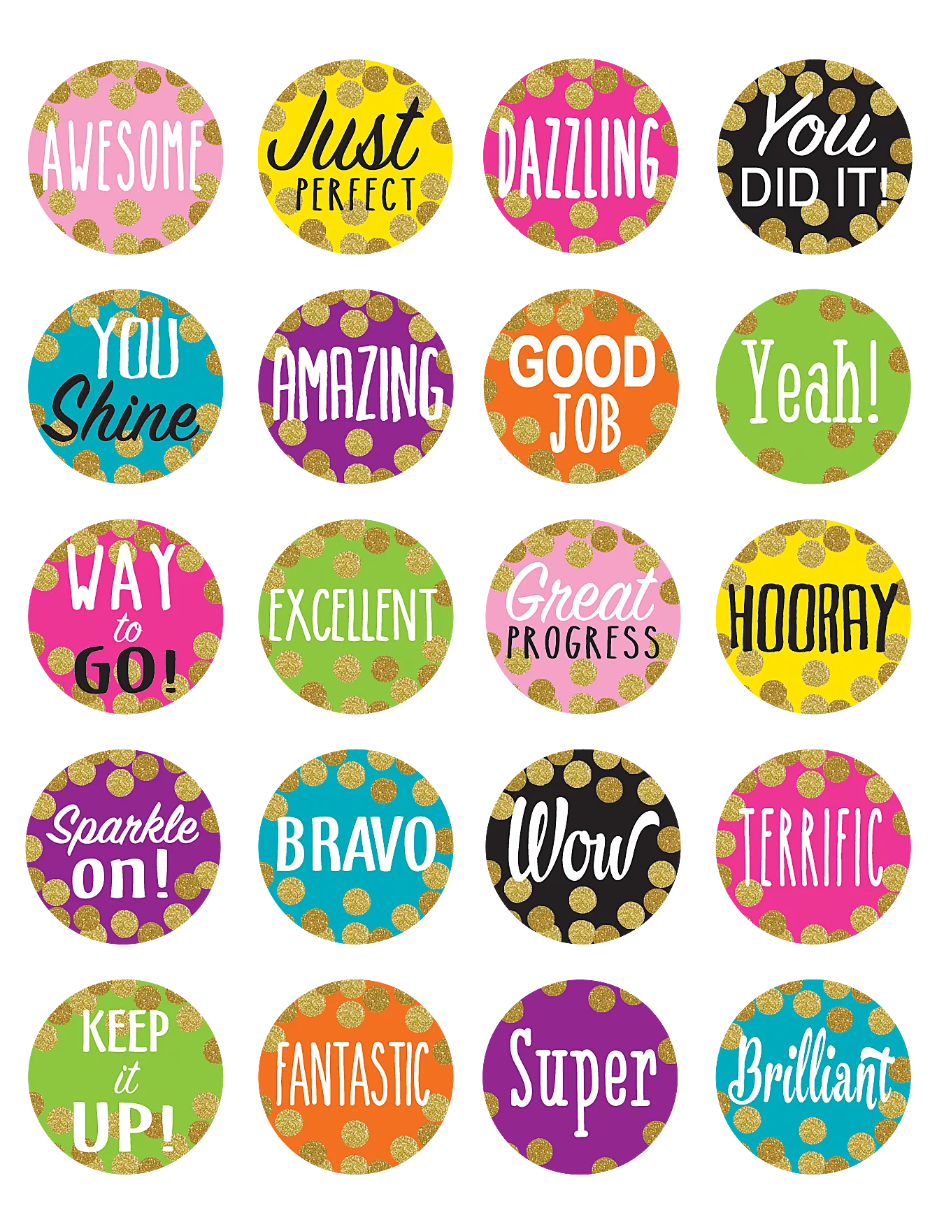 Confetti Stickers