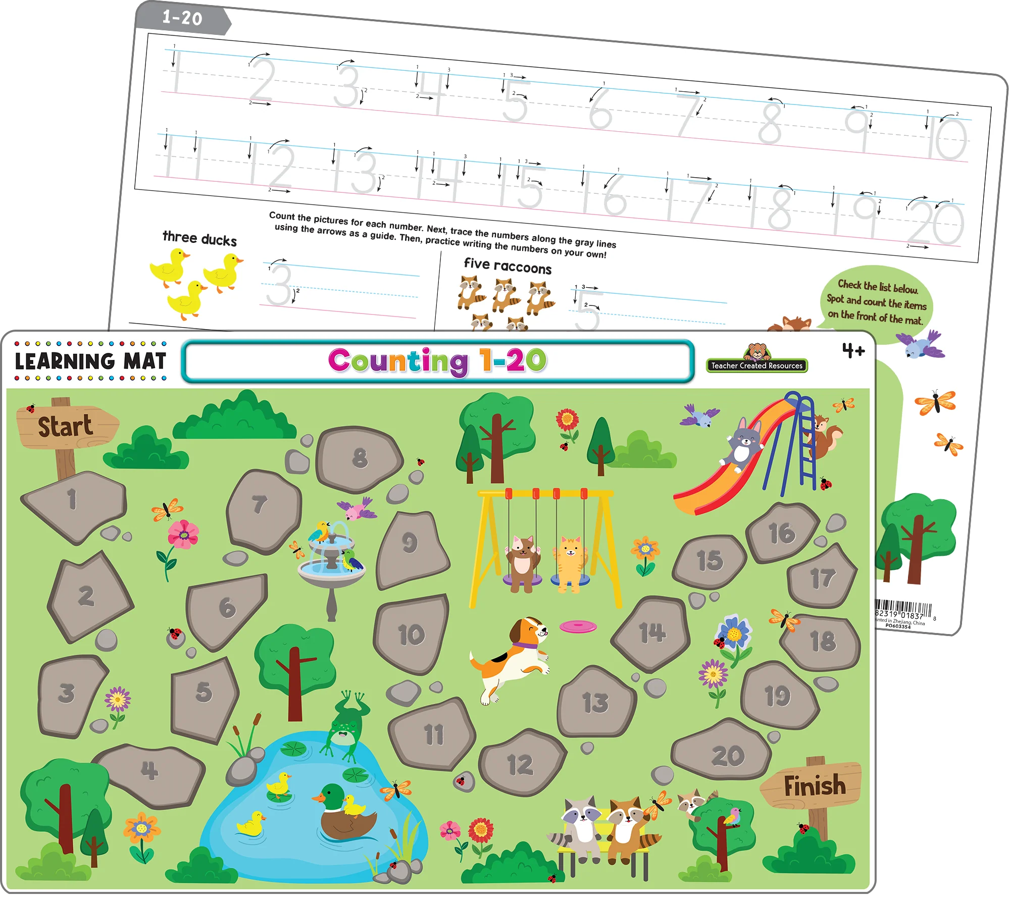 Counting 1–20 Learning Mat