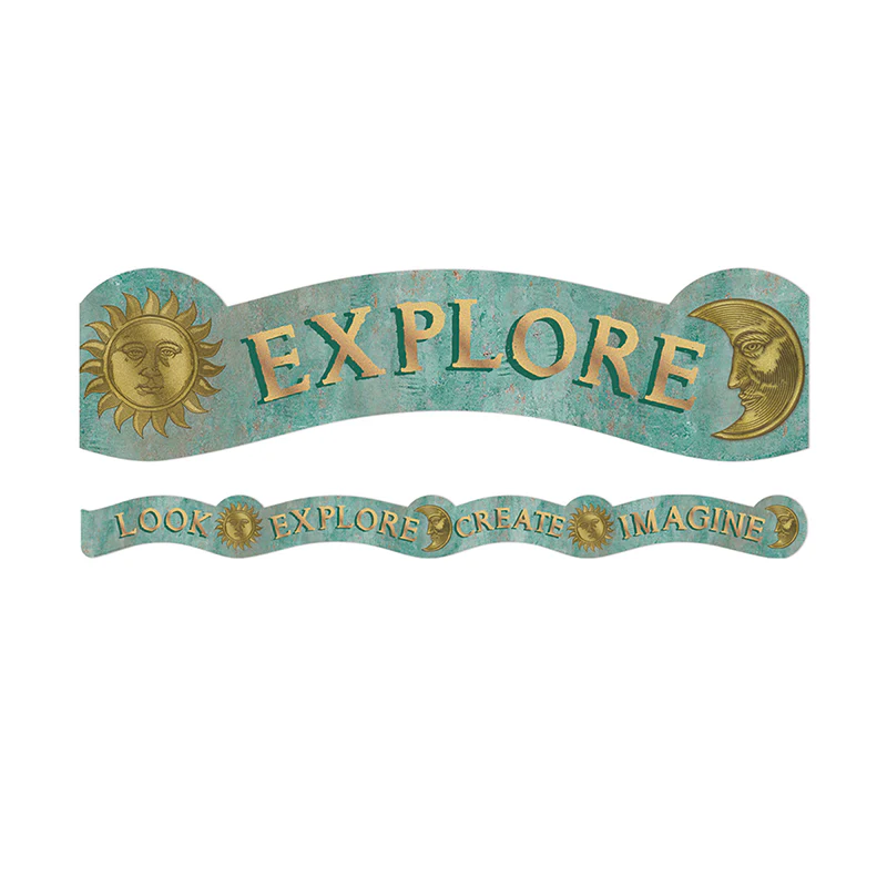 Curiosity Garden Dream Explore Create Imagine Border