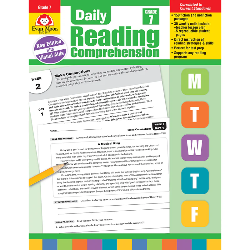 DAILY READING COMPREHENSION GR 7