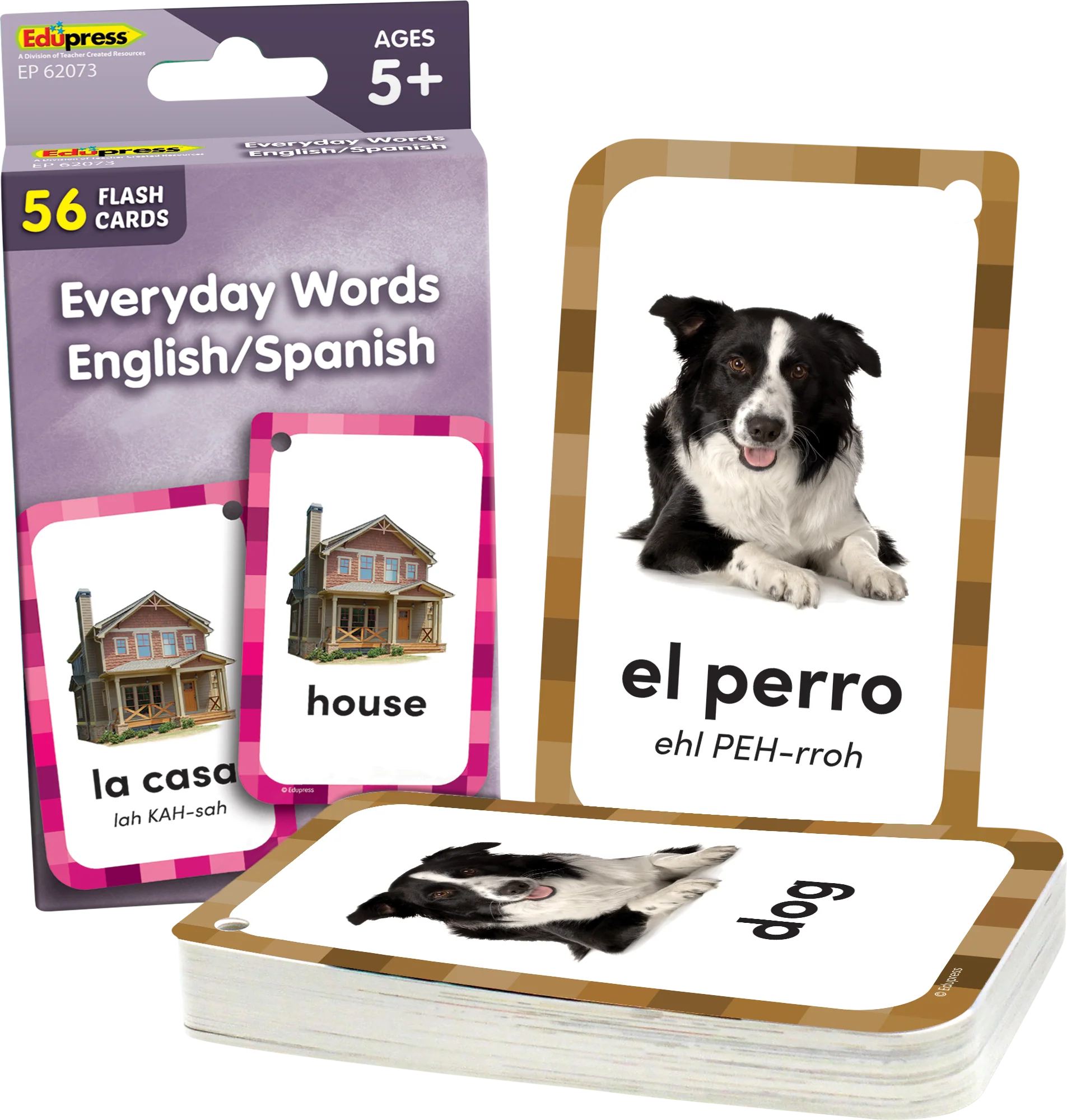 Everyday Words English/Spanish Flash Cards