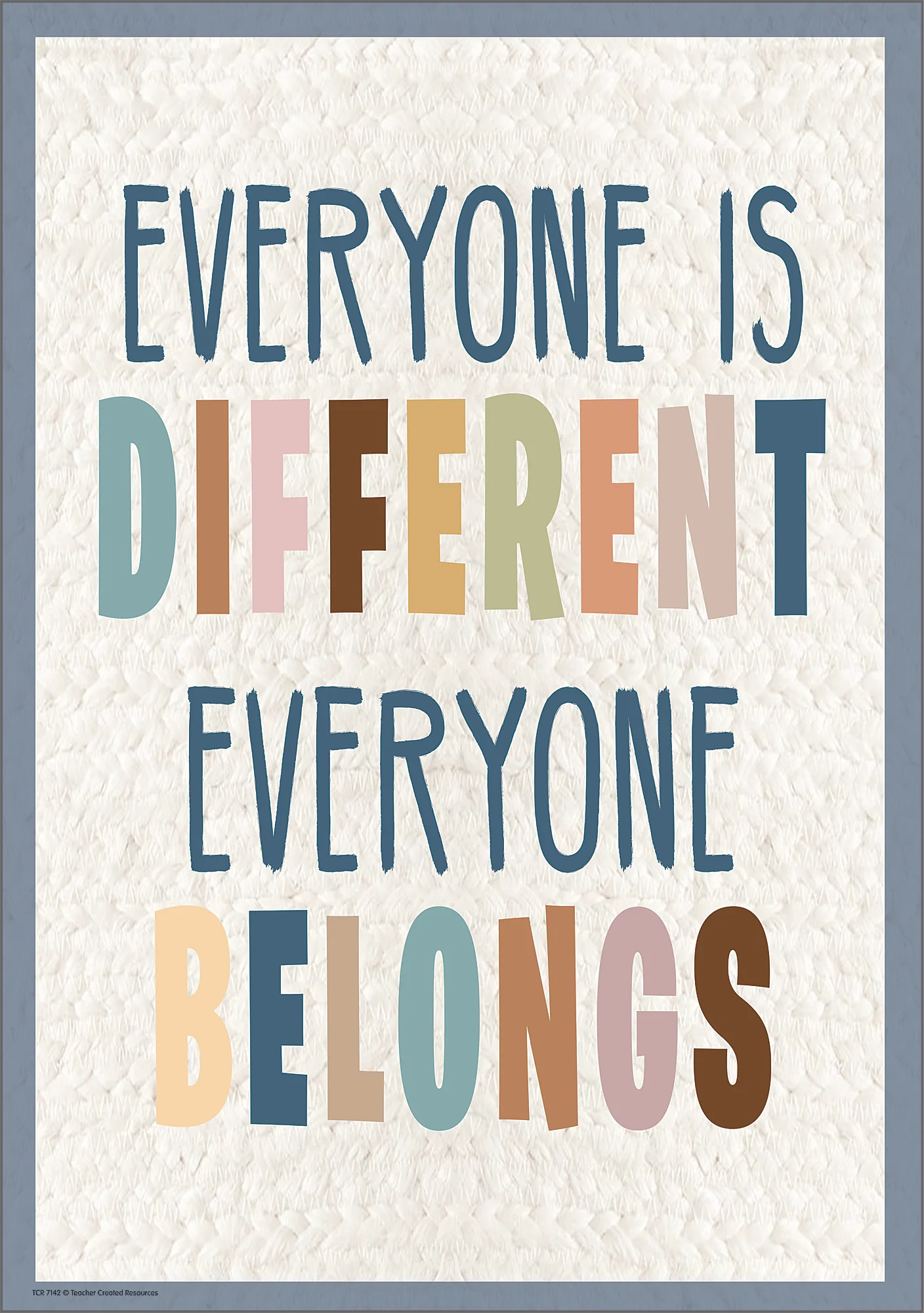 Everyone is Different, Everyone Belongs Positive Poster