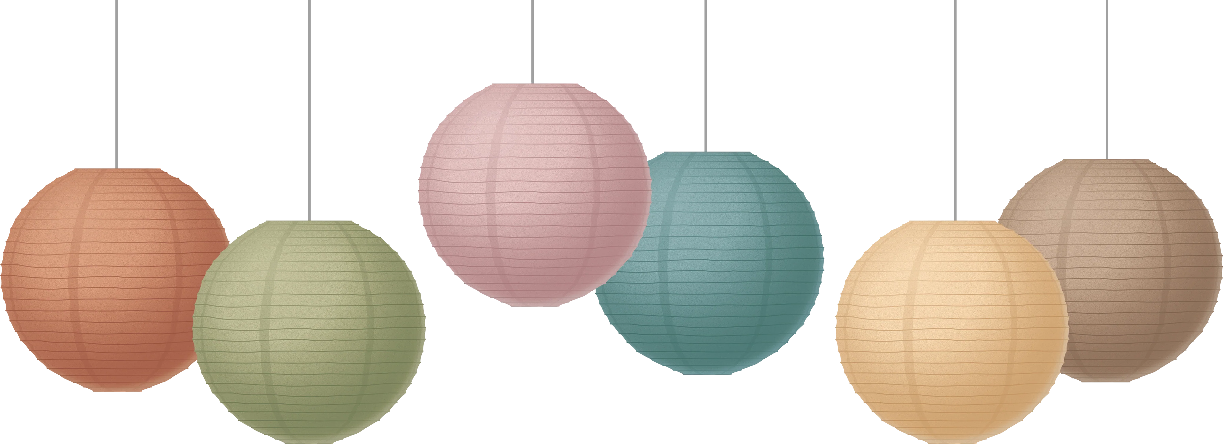Everyone is Welcome 8" Hanging Paper Lanterns