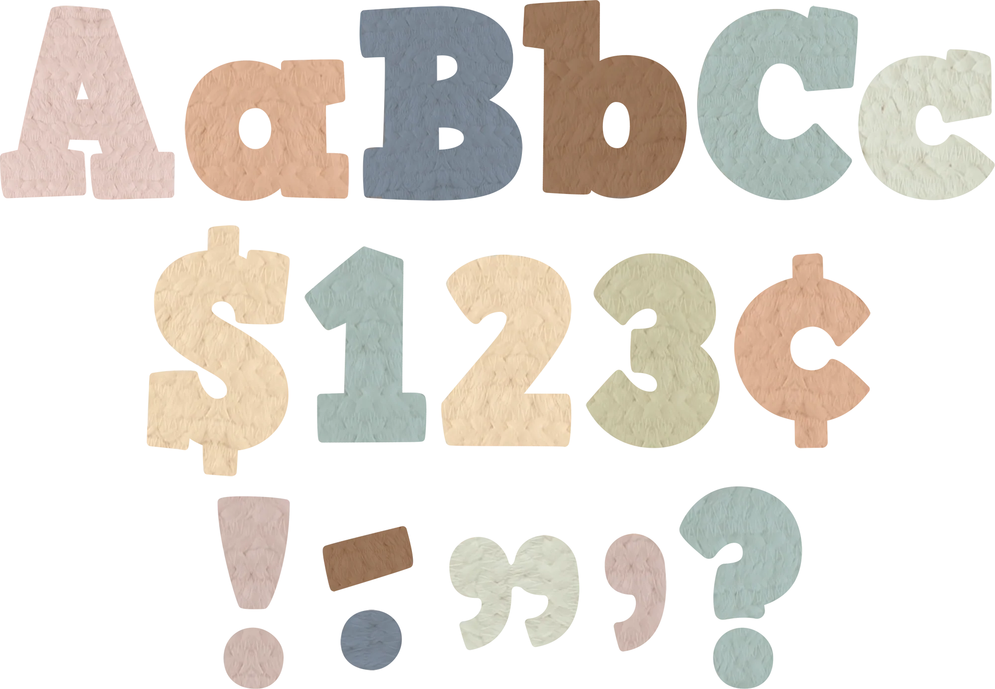 Everyone is Welcome Bold Block 4" Letters Combo Pack