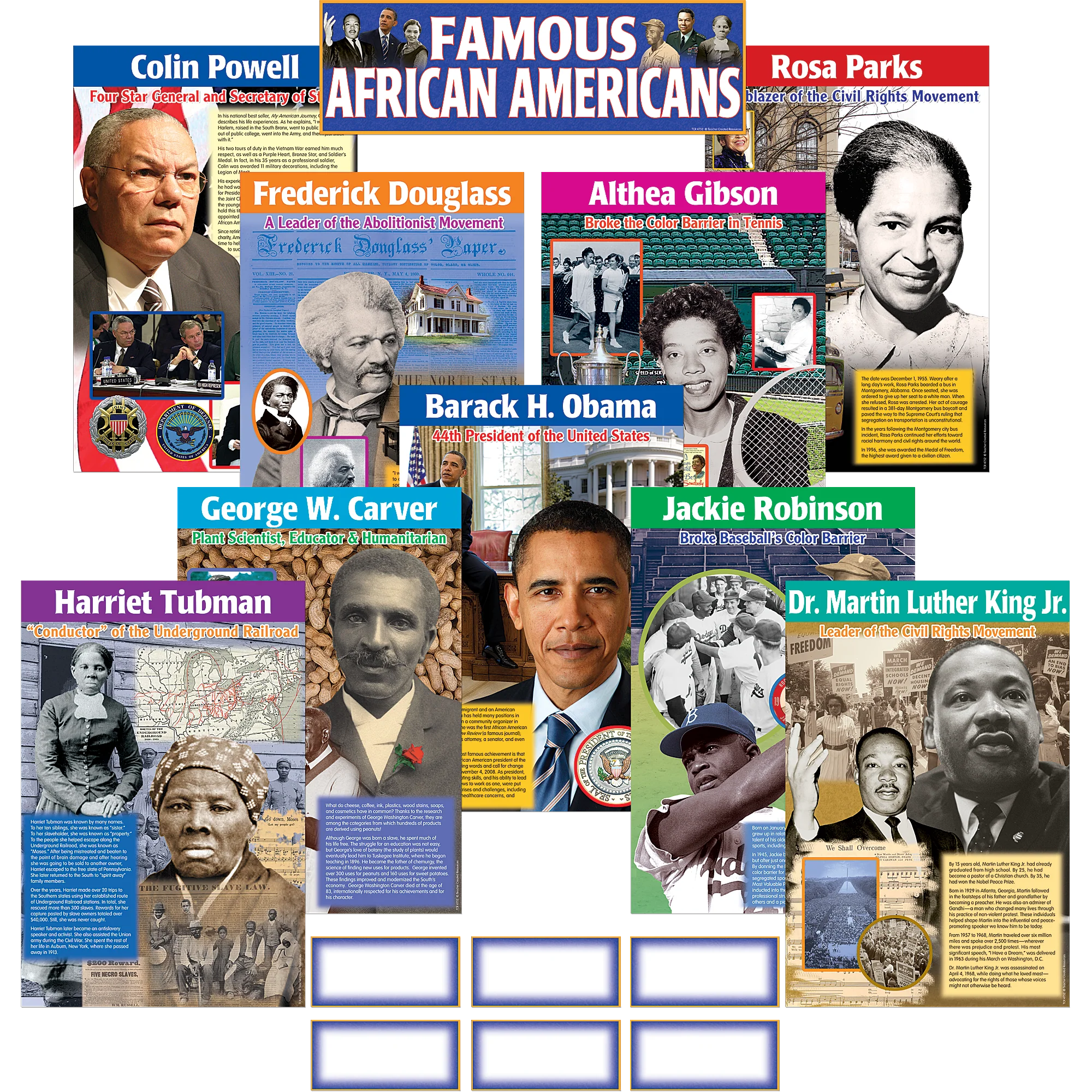 Famous African Americans Bulletin Board