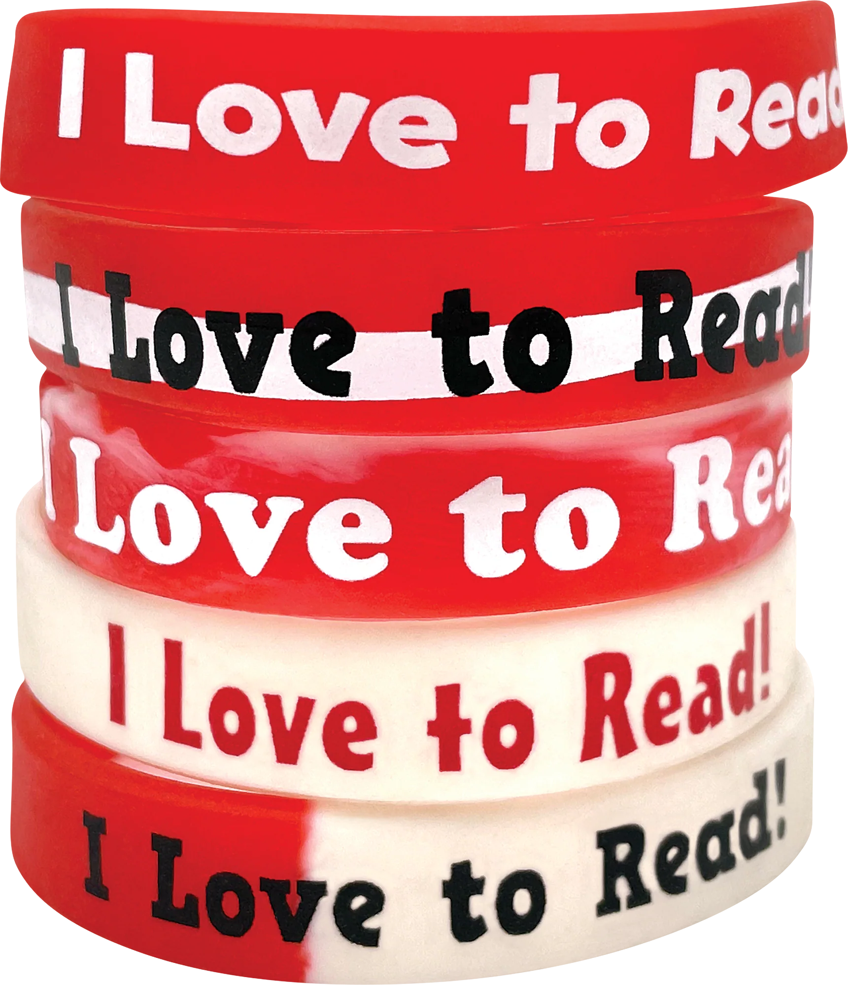 Fancy I Love to Read Wristbands