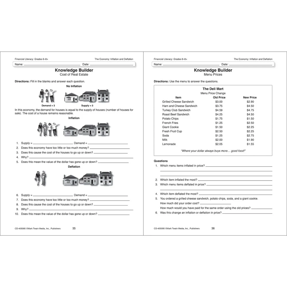Financial Literacy Workbook Grades 6+ - Image 3