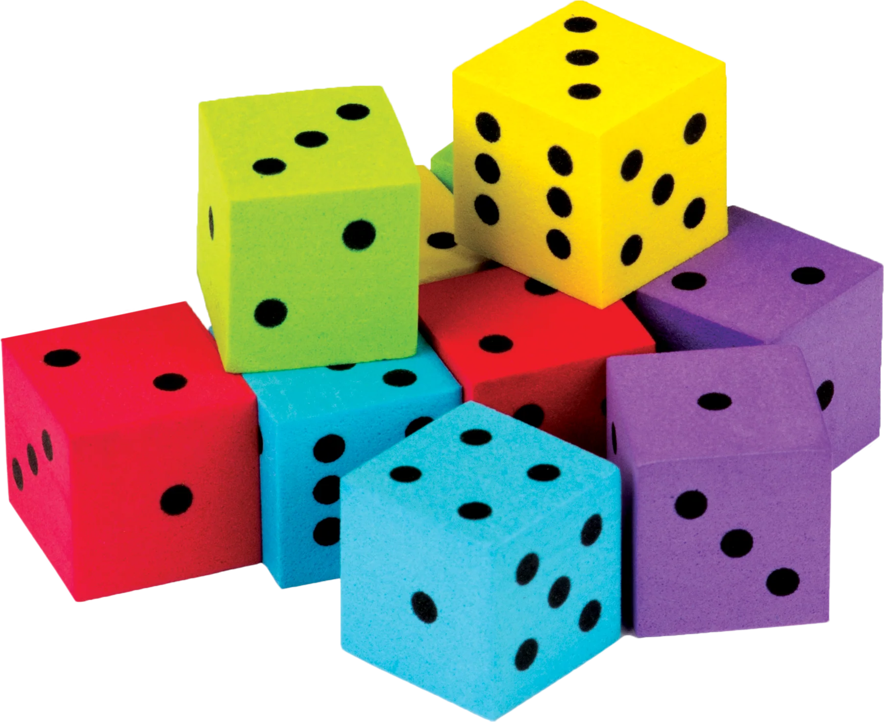 Foam Colorful Dice