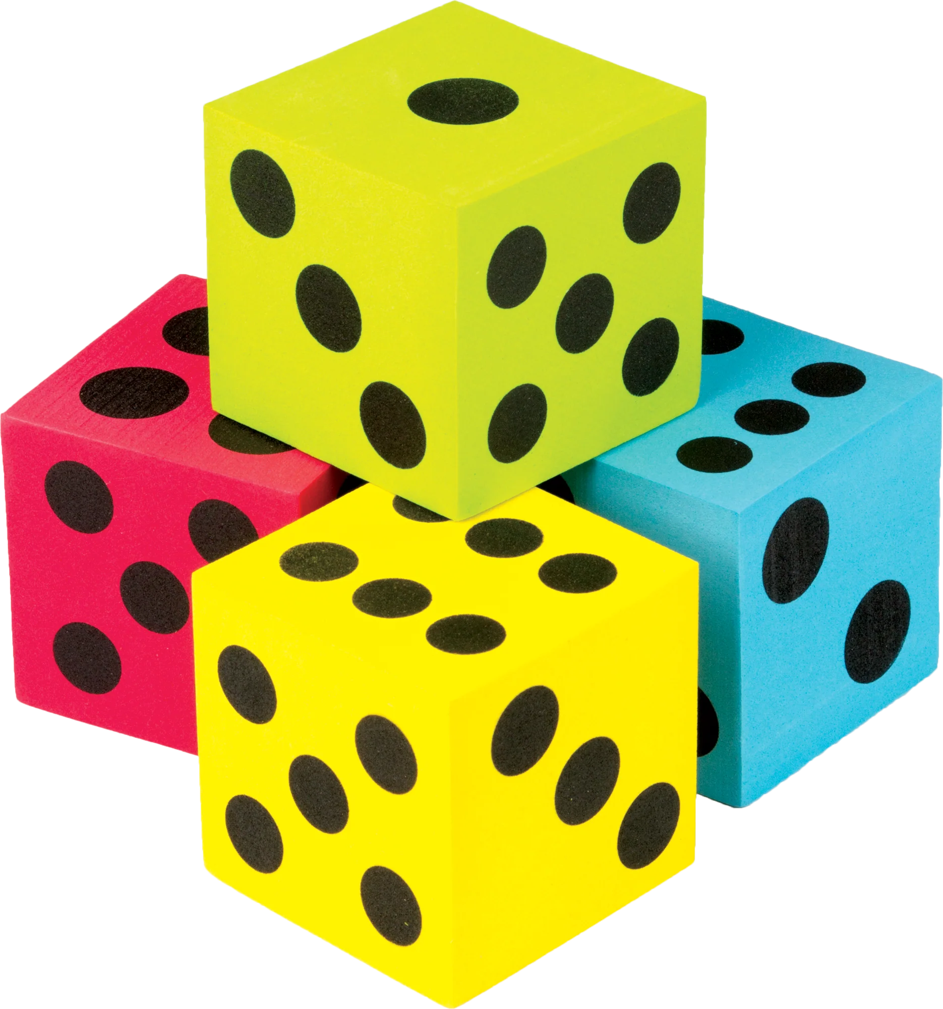 Foam Colorful Jumbo Dice