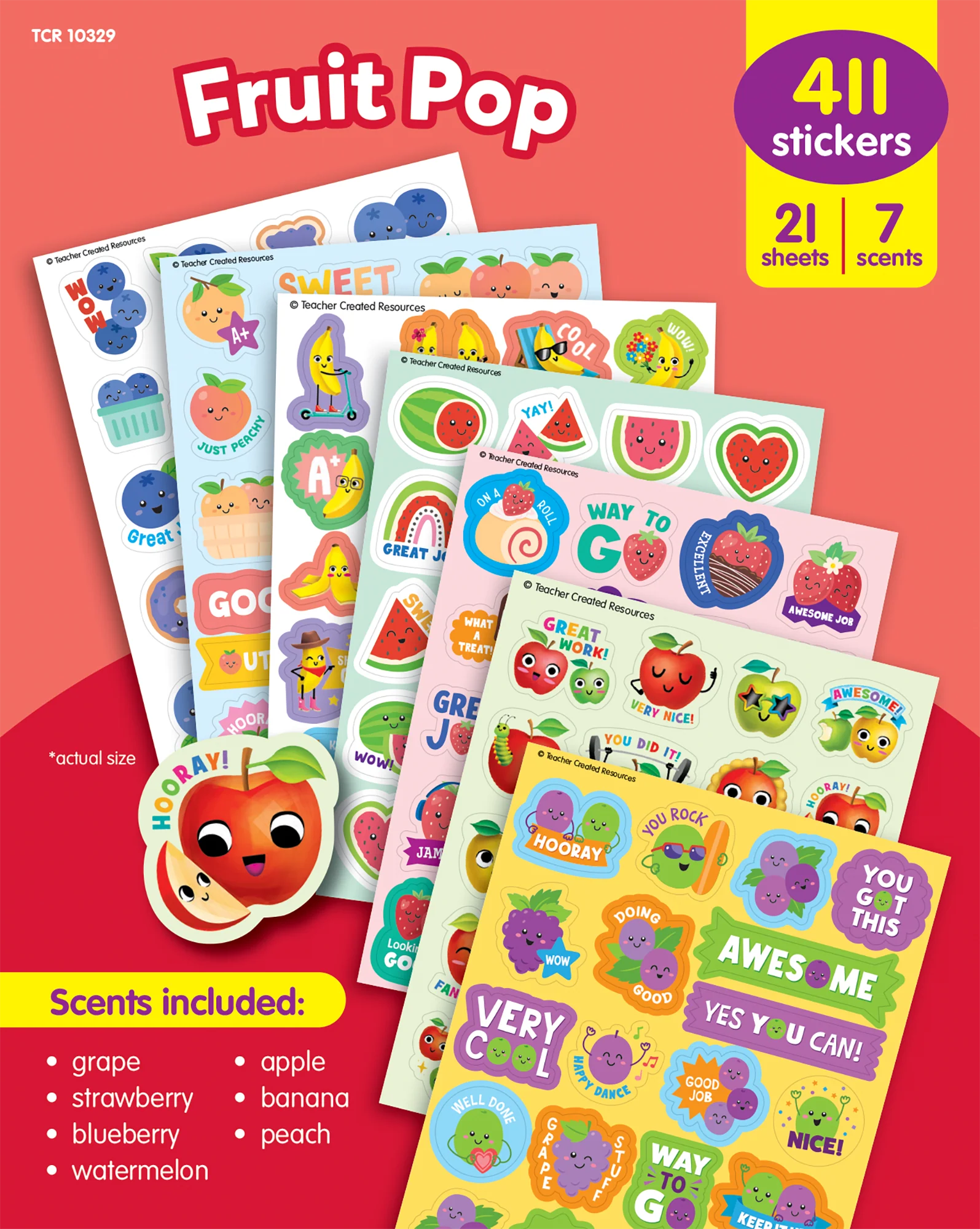 Fruit Pop Smelly Stickers Variety Pack