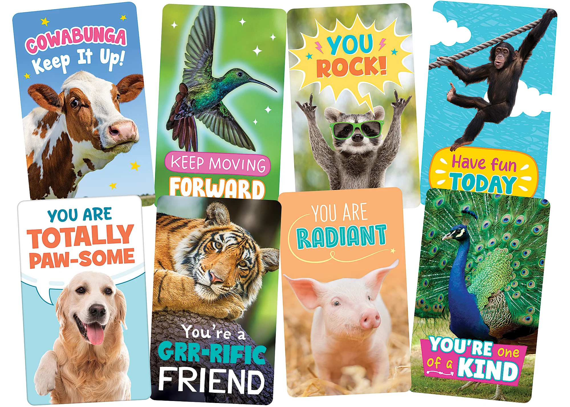 Go Wild Animals Encouragement Cards