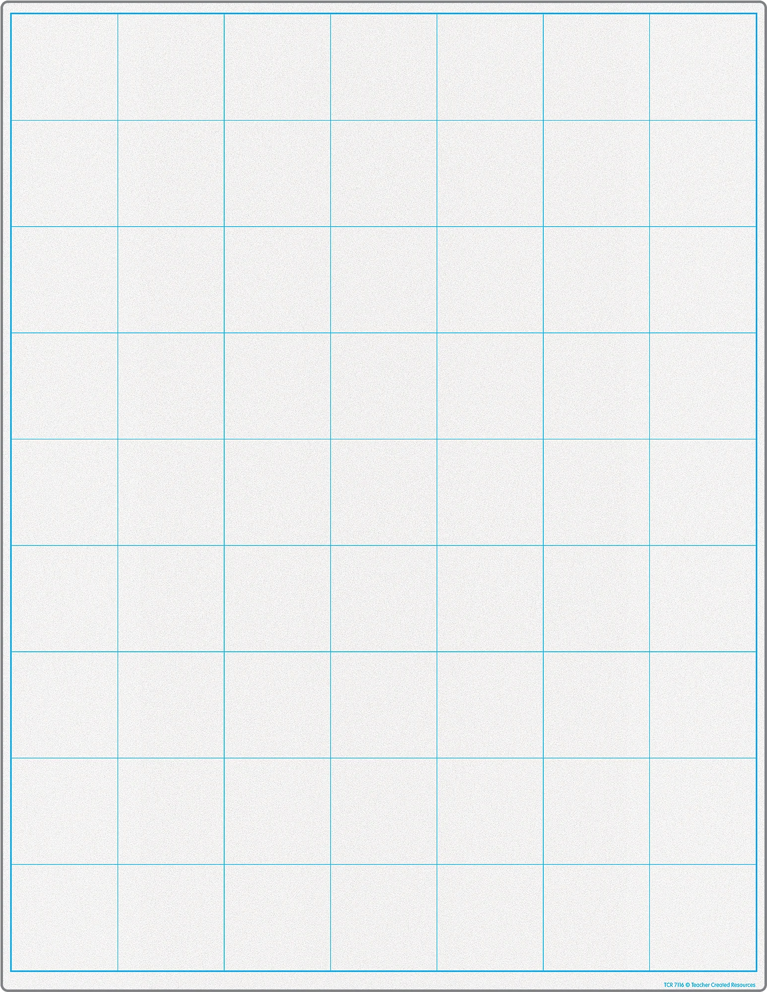 Graphing Grid Large Squares Write-On/Wipe-Off Chart