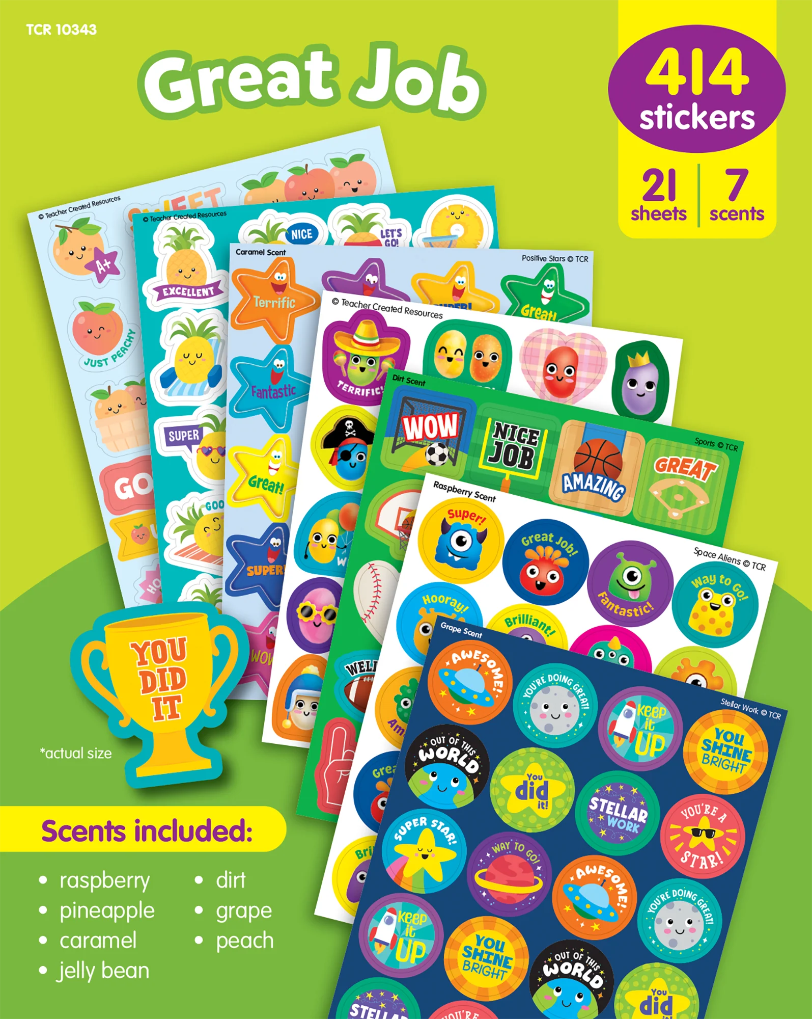 Great Job Smelly Stickers Variety Pack