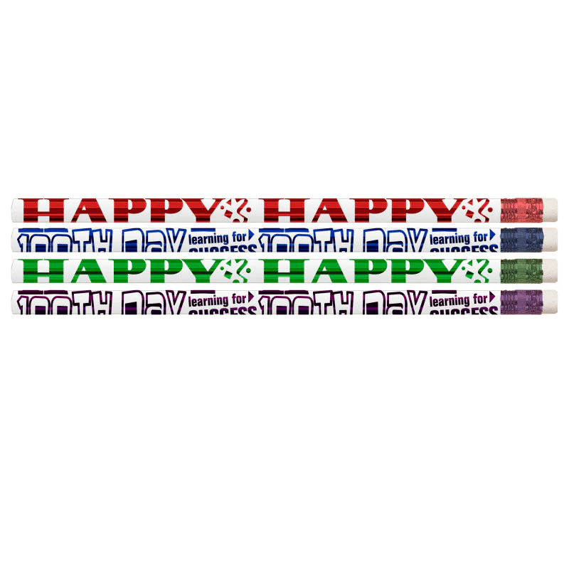 Happy 100th Day Pencils (12pk)