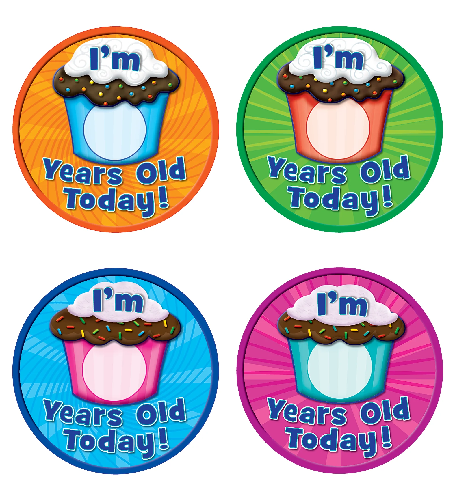 I’m __ Years Old Today Wear ’Em Badges