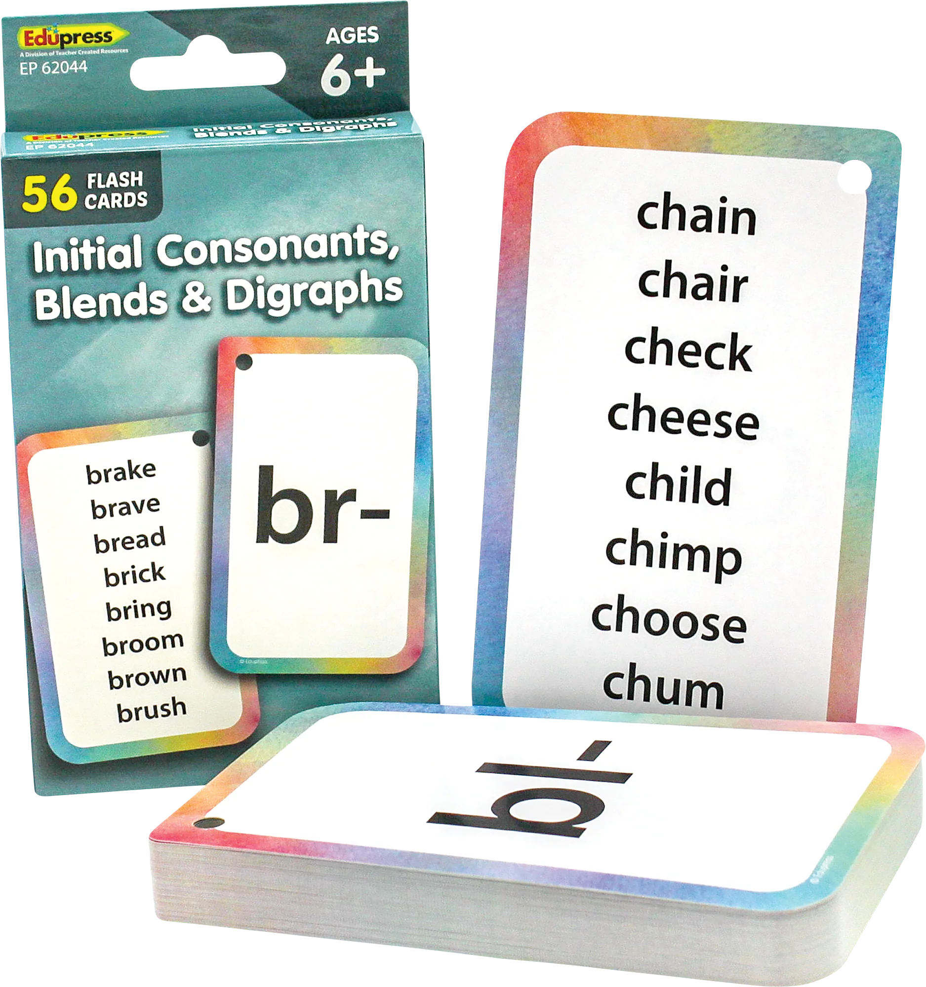 Initial Consonants, Blends & Digraphs Flash Cards