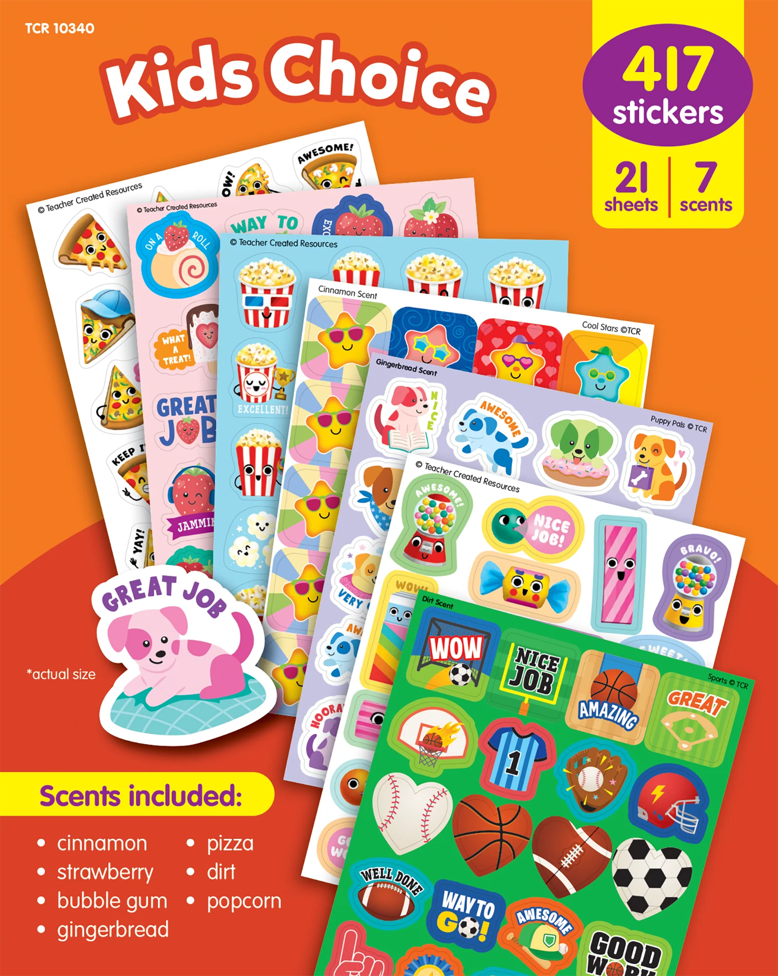 Kids Choice Smelly Stickers Variety Pack