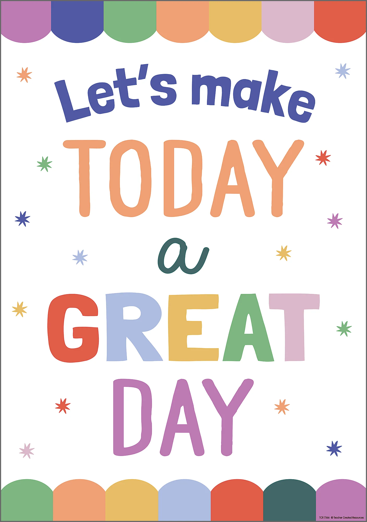 Let’s Make Today a Great Day Positive Poster