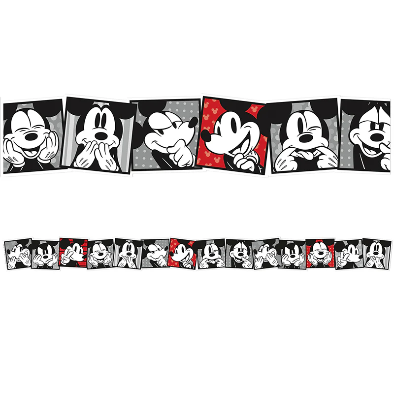 Mickey MouseĀ® Throwback Mickey BorderSelfies