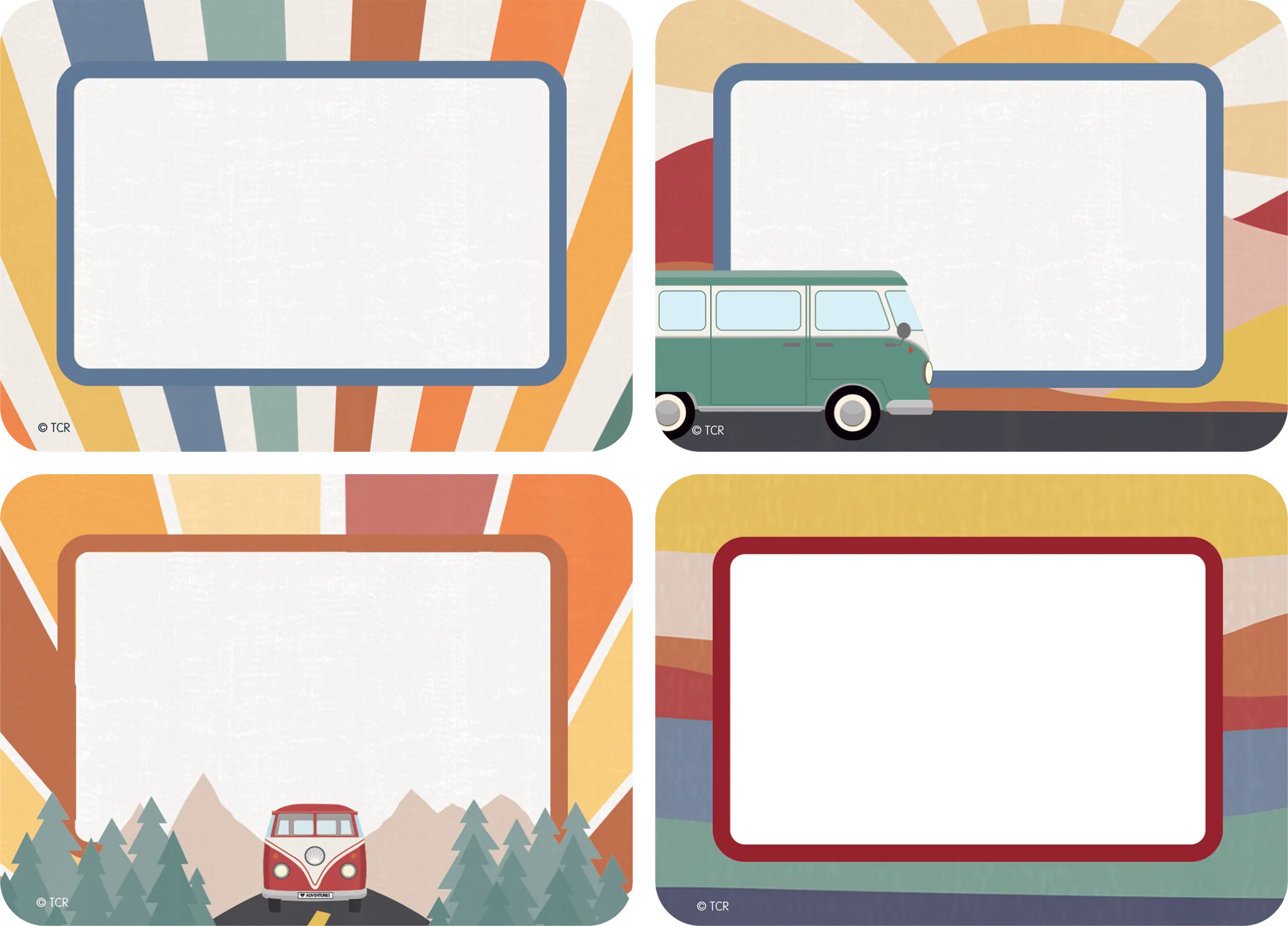 Moving Mountains Road Trip Name Tags/Labels - Multi-Pack