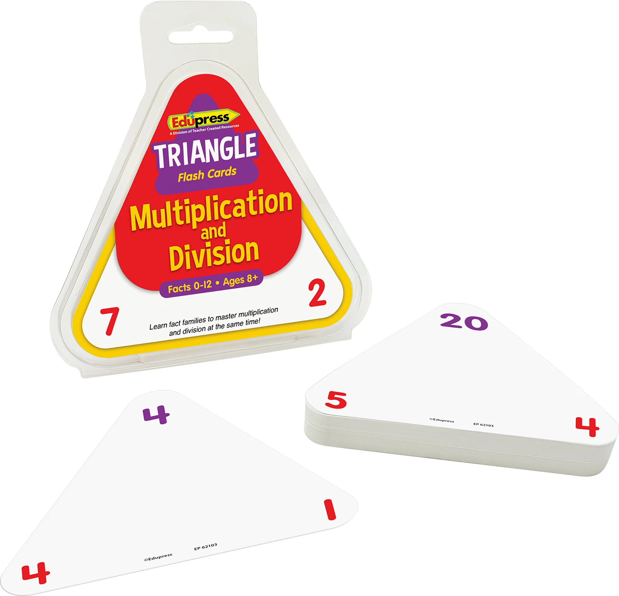 Multiplication and Division Triangle Flash Cards