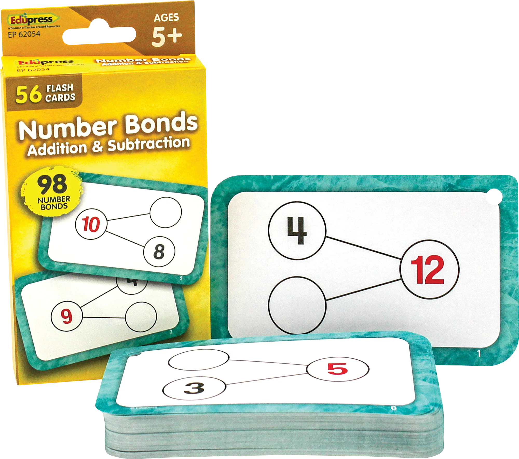 Number Bonds Flash Cards - Addition & Subtraction
