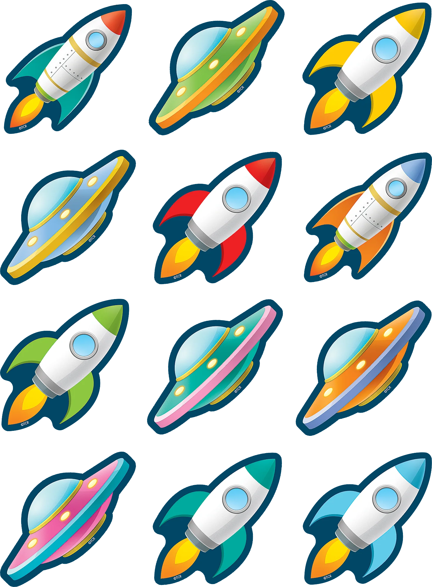 Outer Space Crew Mini Accents