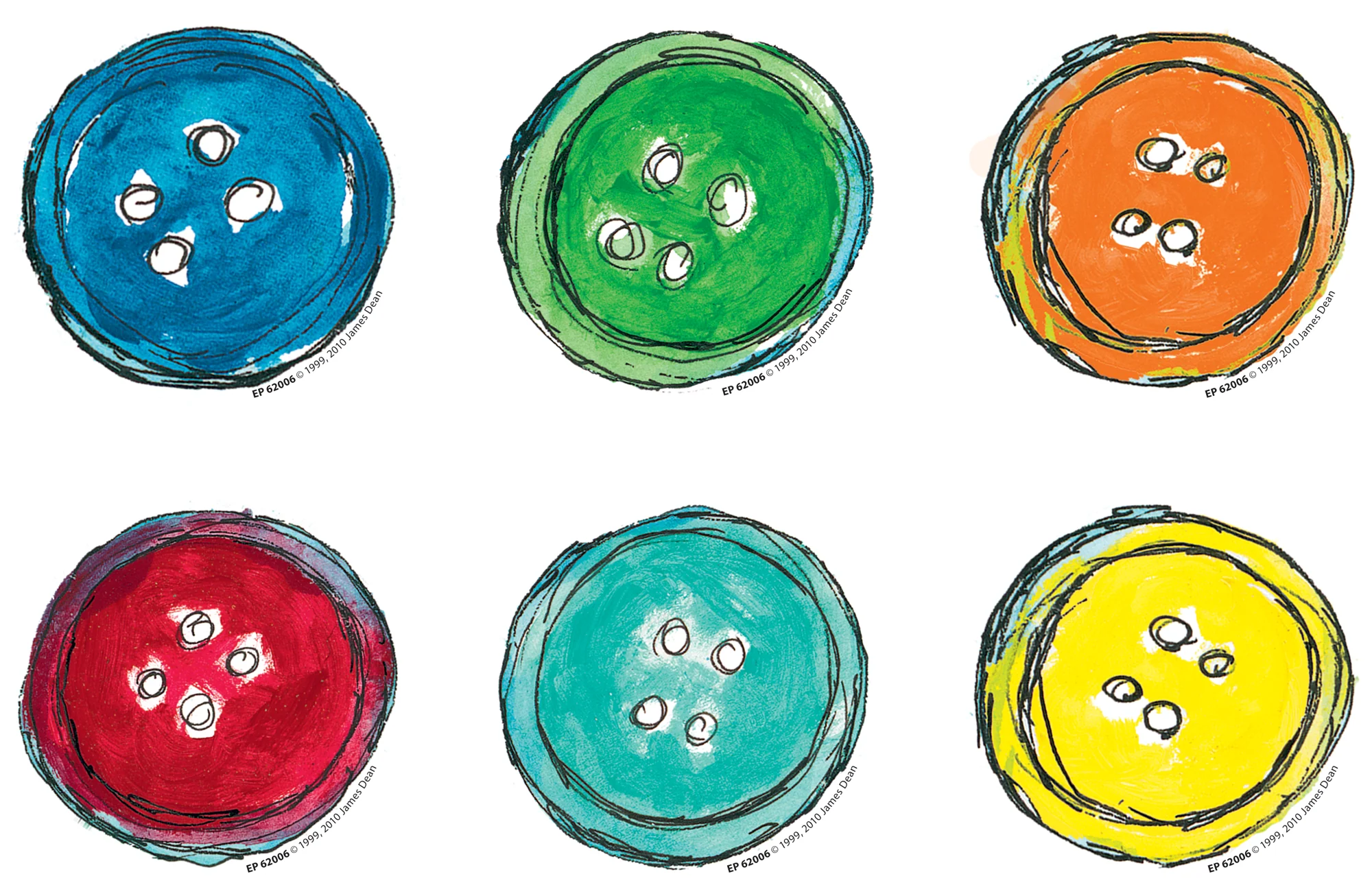 Pete the Cat® Groovy Buttons Mini Accents
