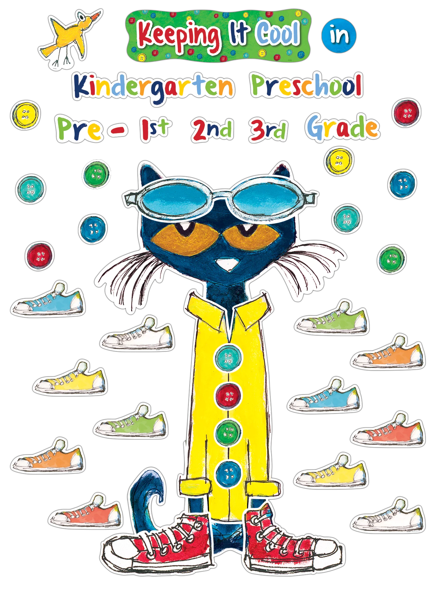 Pete the Cat® Keeping It Cool In… Bulletin Board