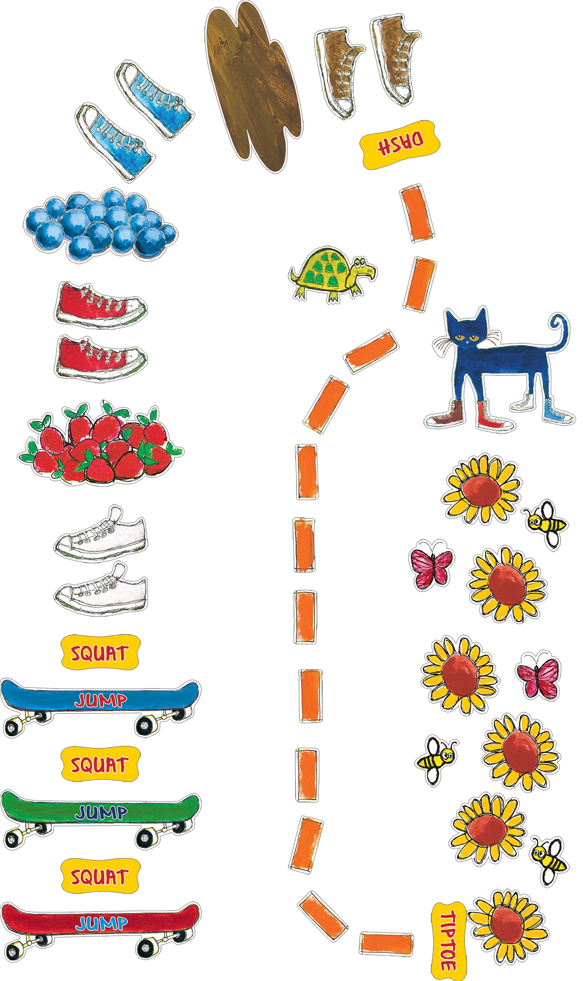 Pete the Cat® My Groovy Shoes Sensory Path