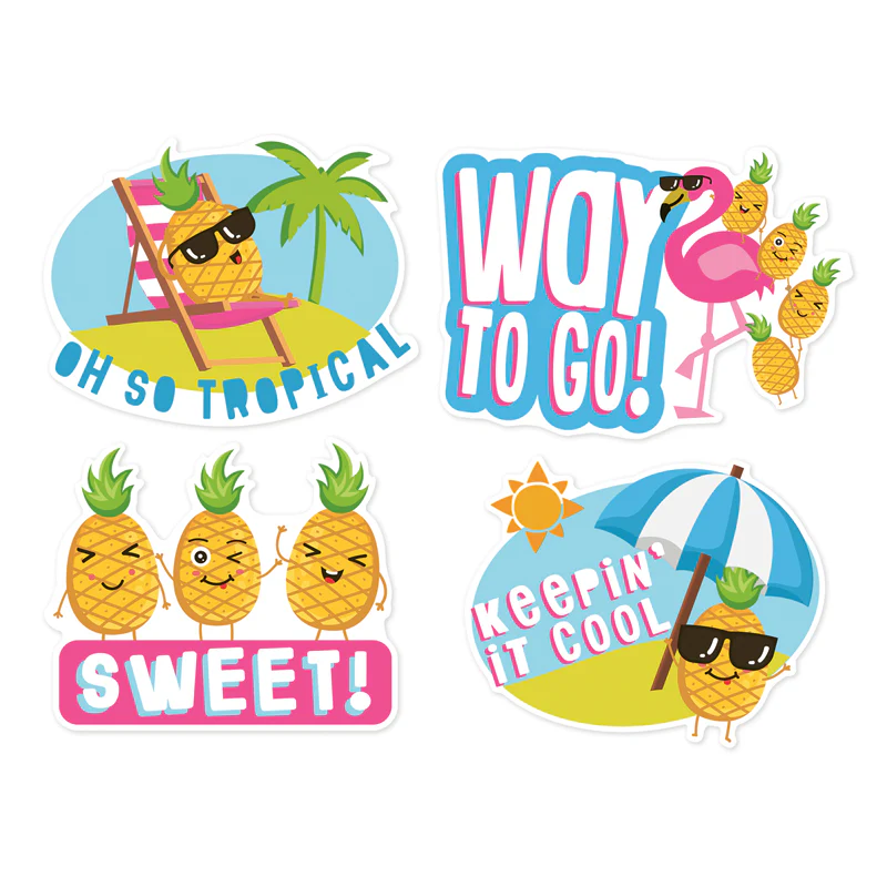 Pineapple Jumbo Scented Stickers