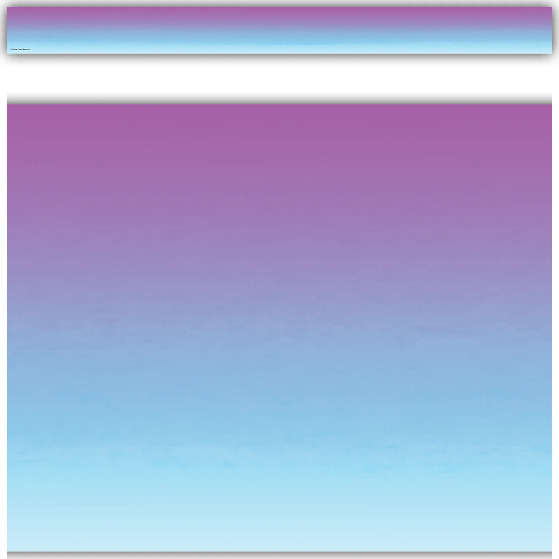 Purple and Blue Color Wash Straight Border Trim