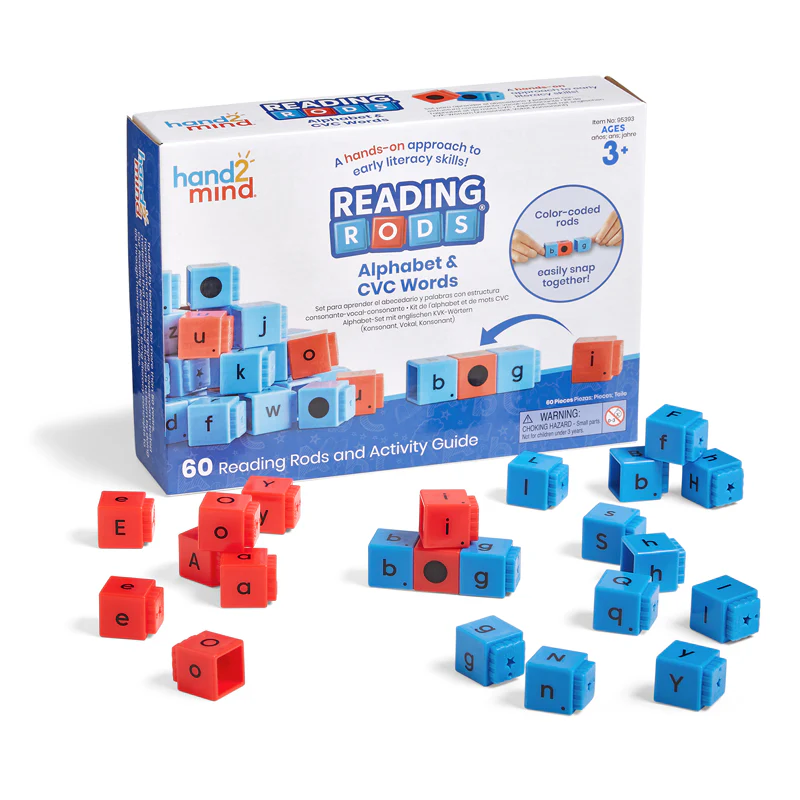 READING RODS ALPHABET & CVC WORDS