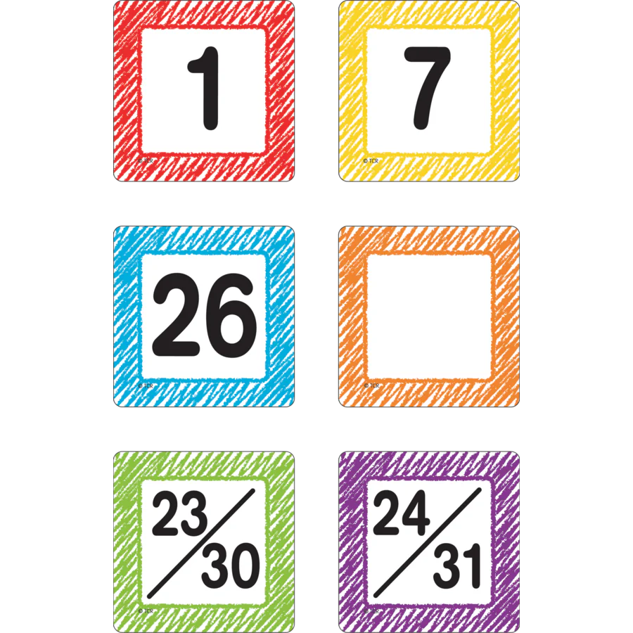 Scribble Calendar Days