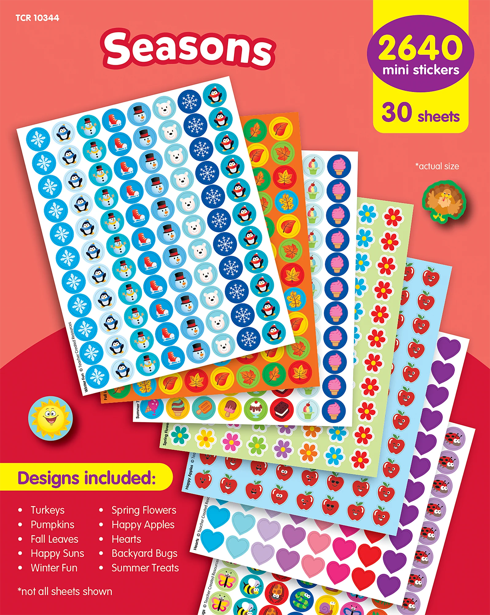 Seasons Mini Stickers Variety Pack