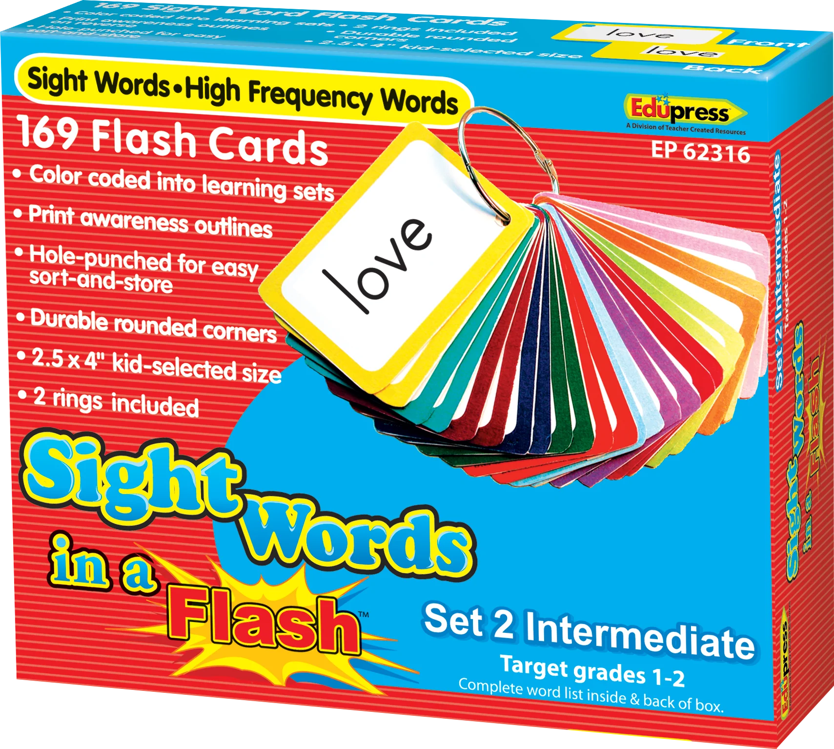 Sight Words in a Flash™ Cards (Gr. 1–2)