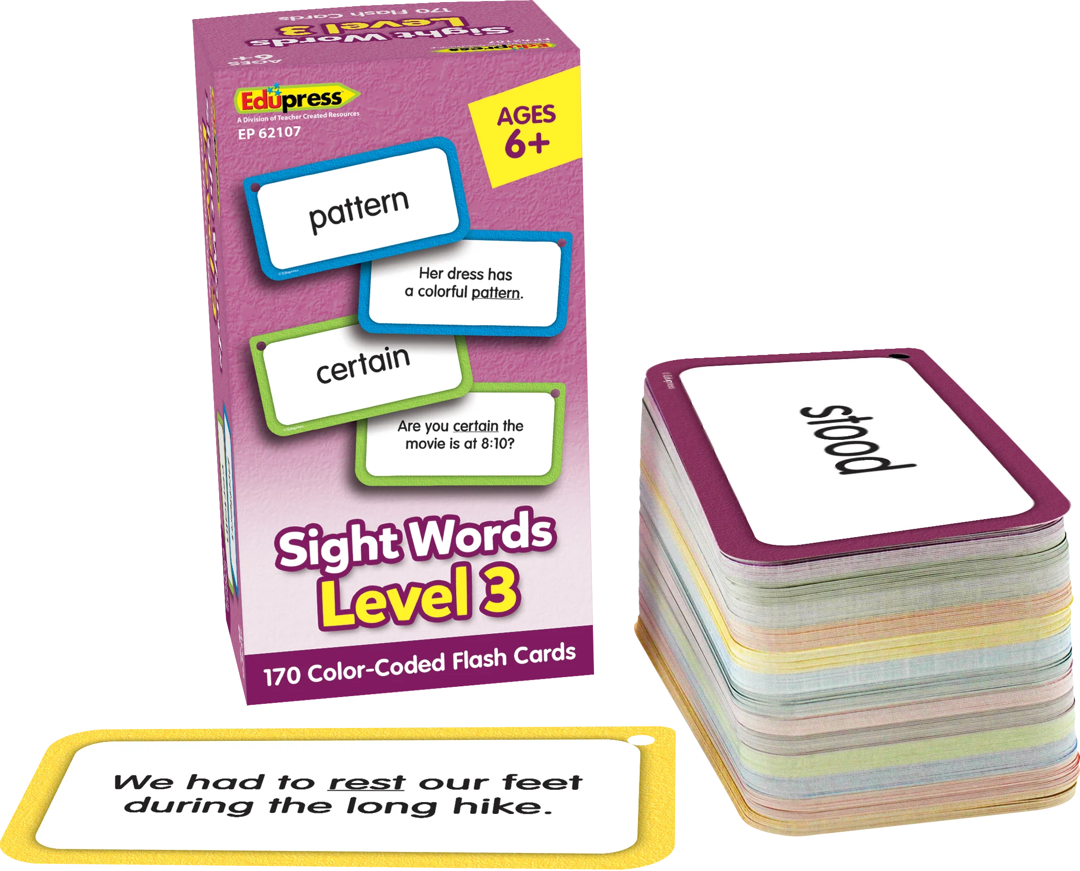 Sight Words Level 3 Flash Cards
