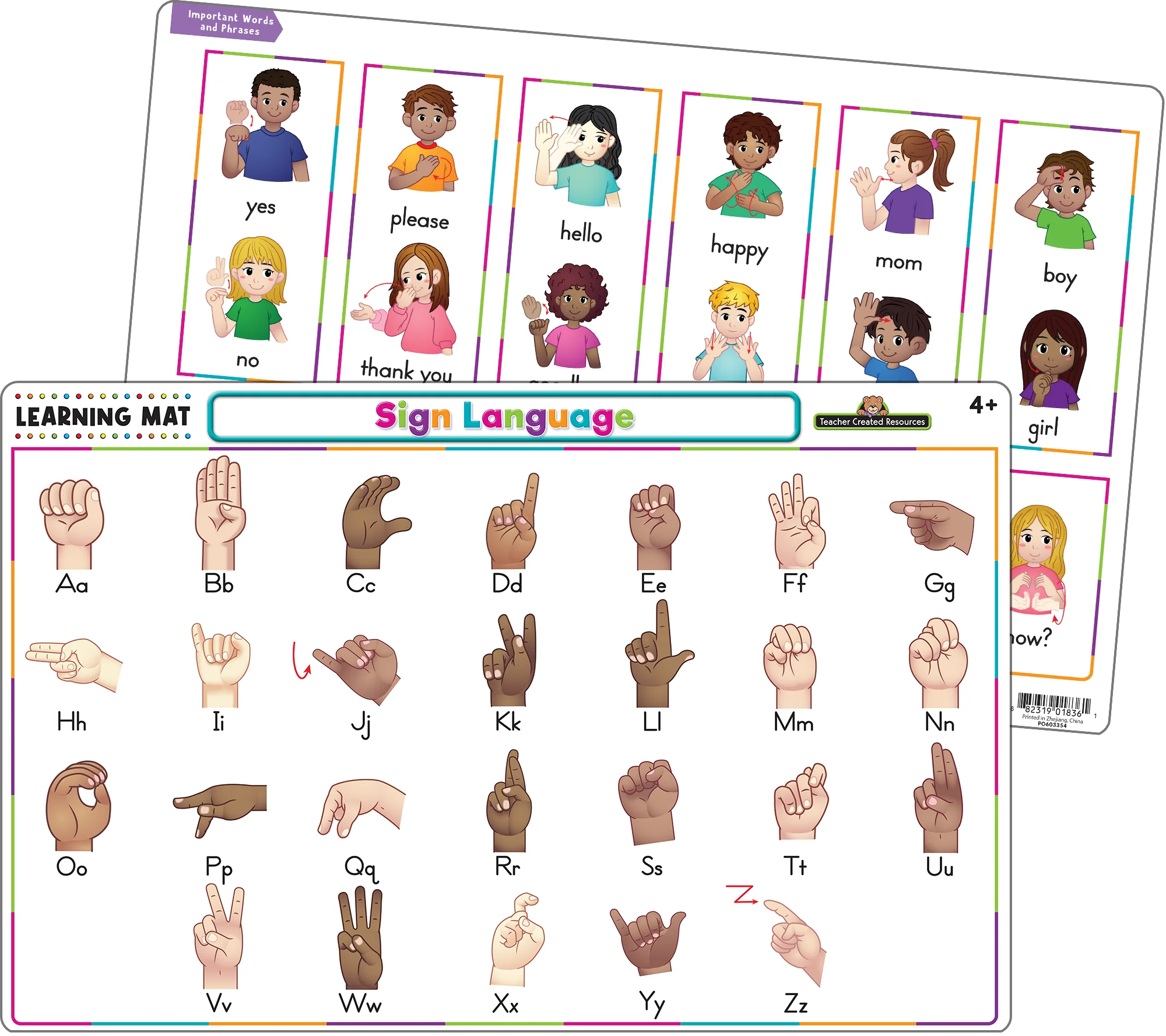 Sign Language Learning Mat