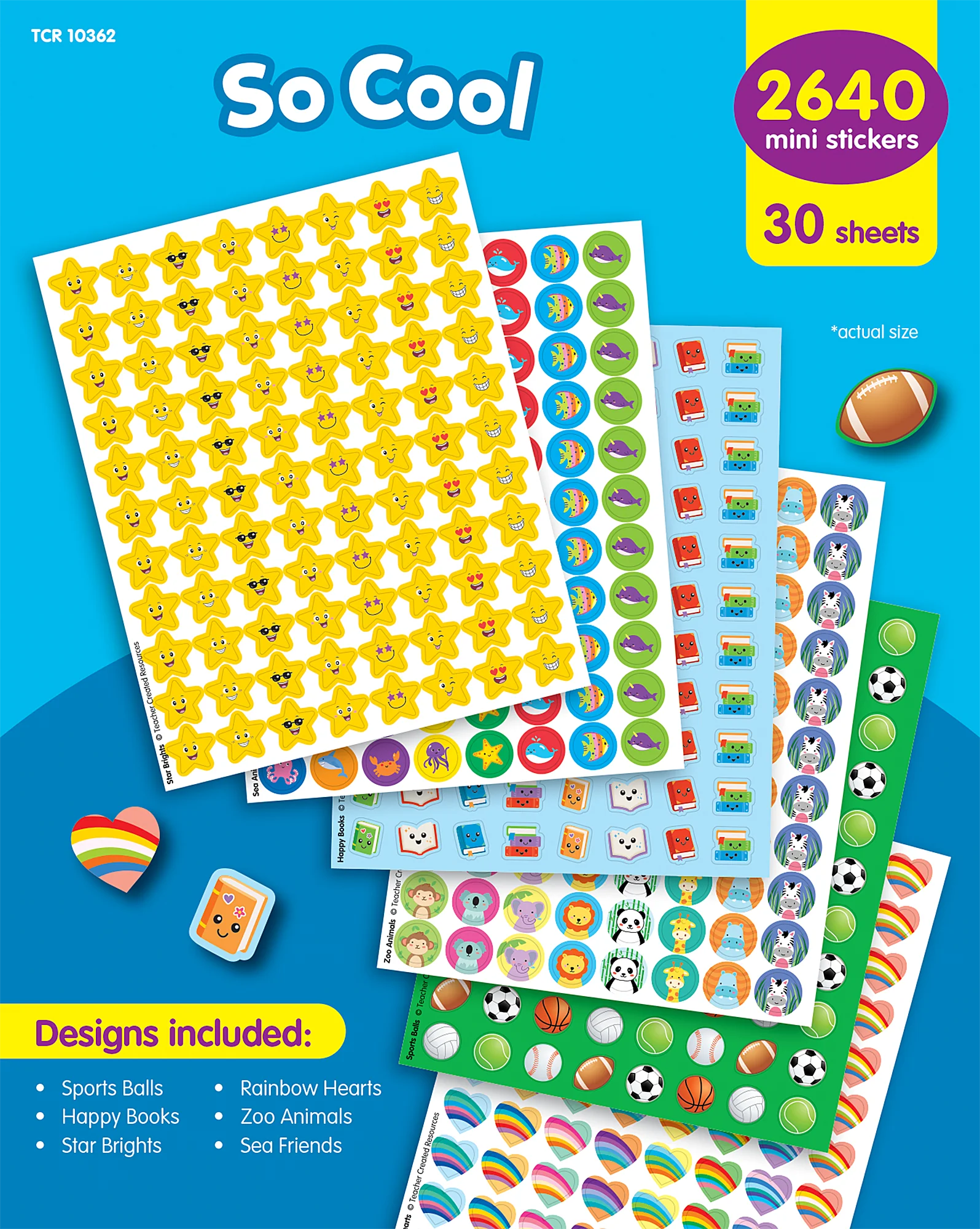 So Cool Mini Stickers Variety Pack