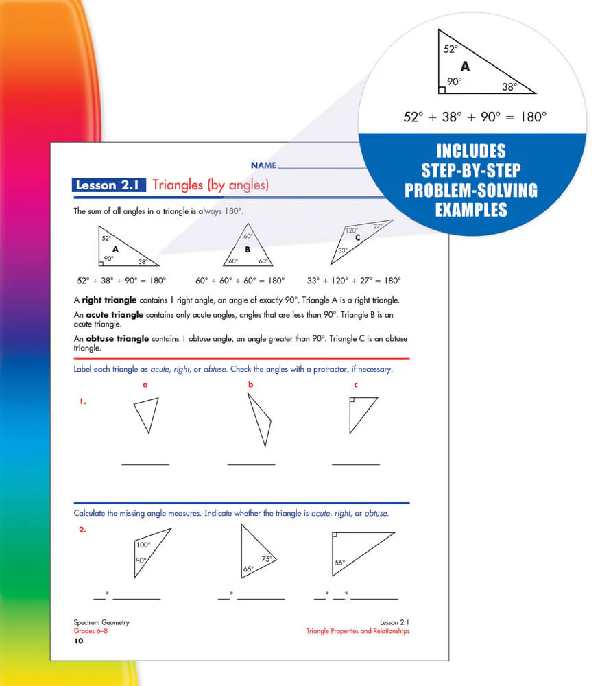 Spectrum Geometry Grades 6-8 - Image 2