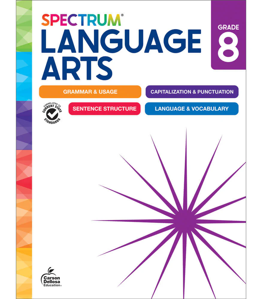 Spectrum Language Arts Grade 8