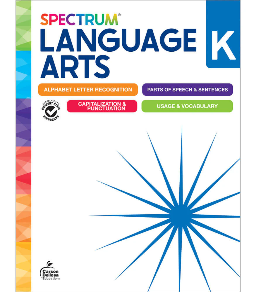 Spectrum Language Arts Grade Kindergarten